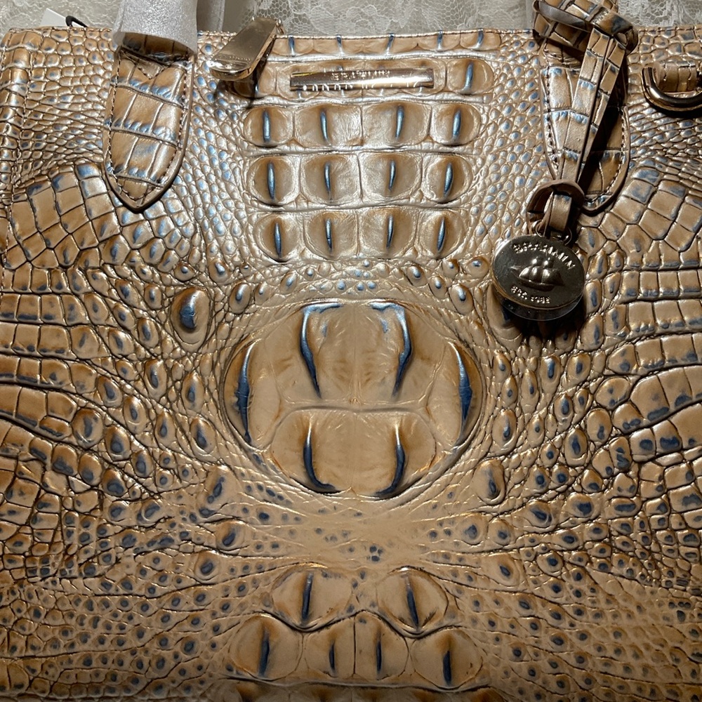 NWT BRAHMIN “stunning” CLIFFSIDE MELBOURNE SM CAROLINE - Picture 2 of 9